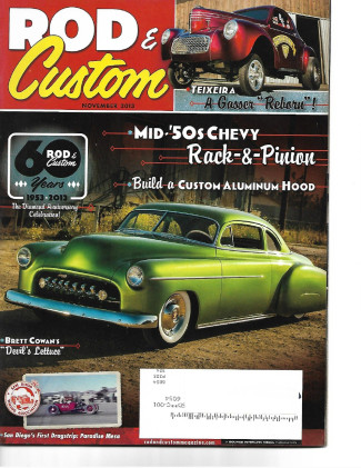 ROD & CUSTOM 2013 NOV - ALUMINUM HOOD MADE, TEIXEIRA WILLYS, PARADISE MESA